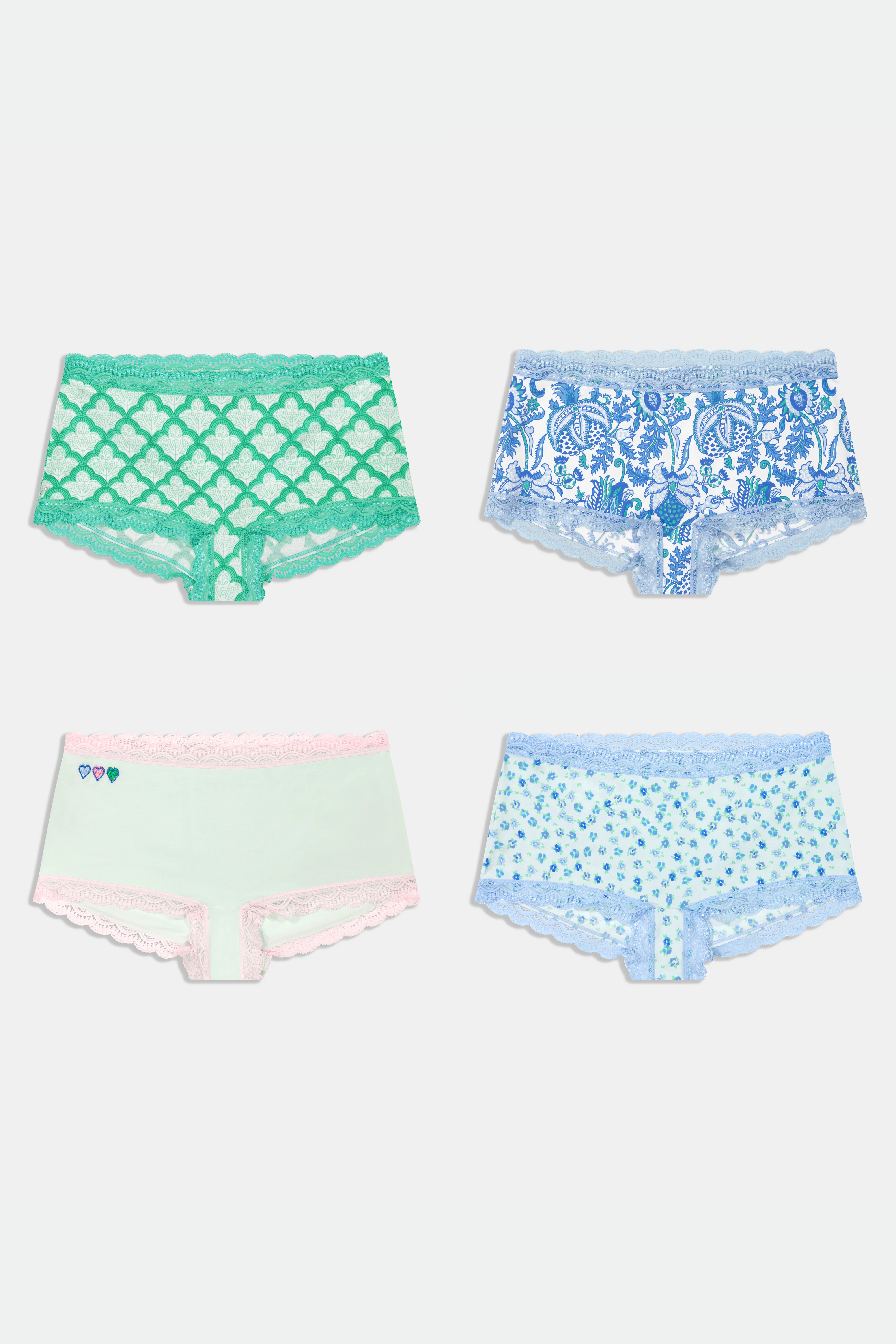 Classic Core Boyshort 4 Pack