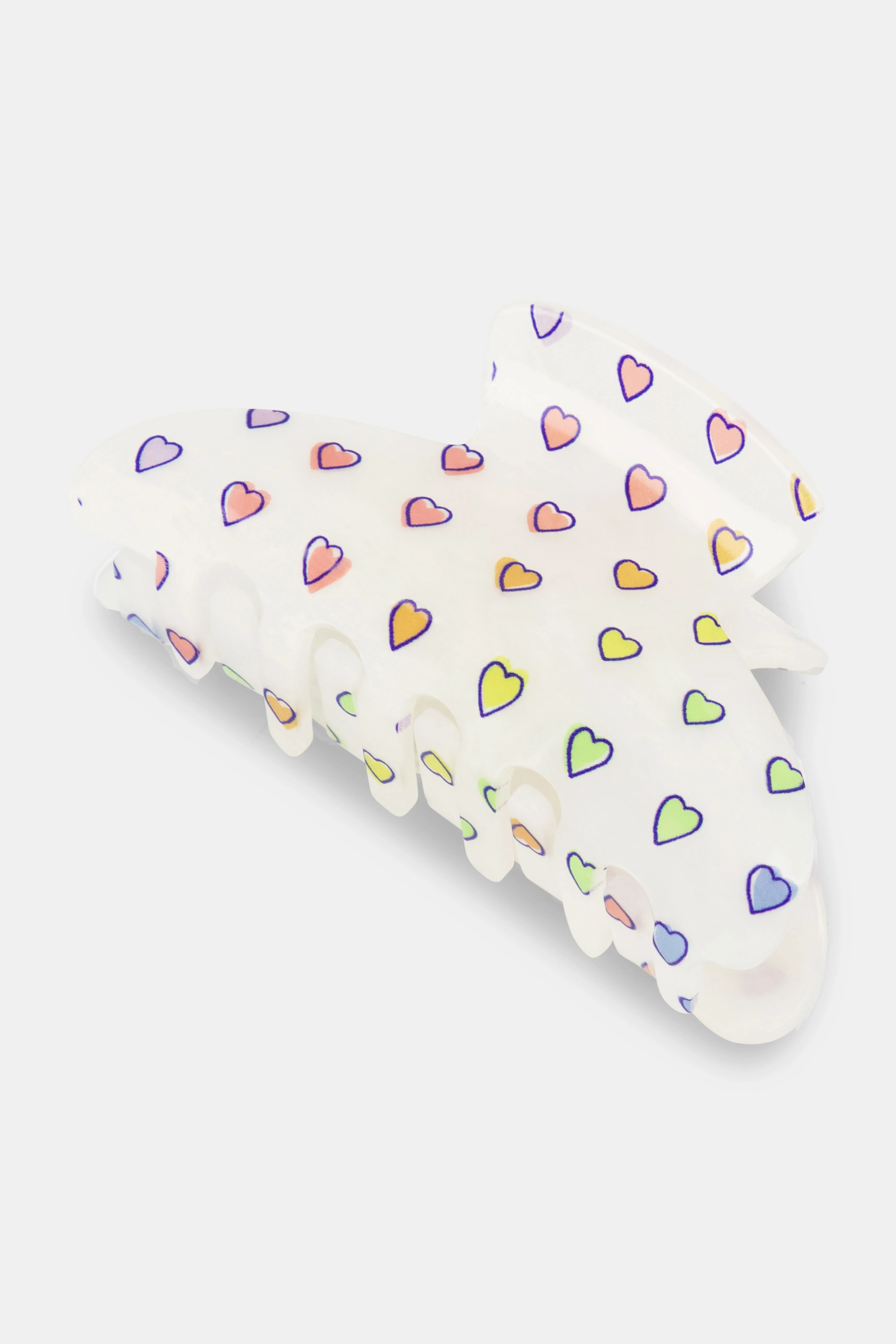Disco Hearts Claw Clip