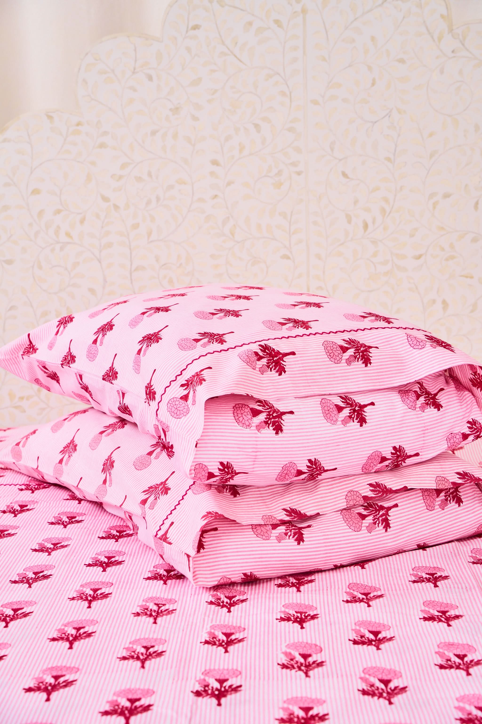 Marigold Stripe Pillowcase Set