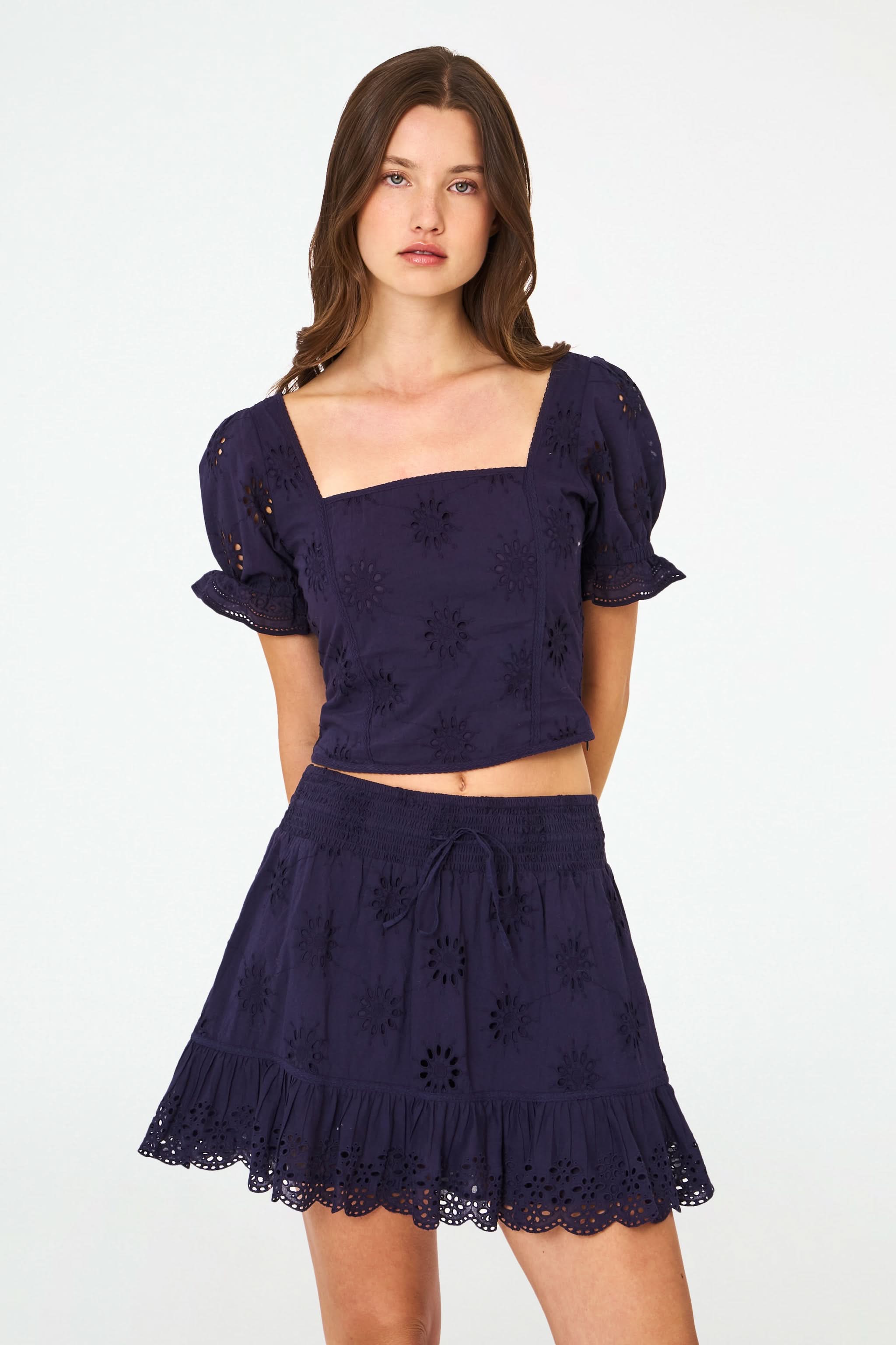 Eyelet Peyton Skirt - Image 2