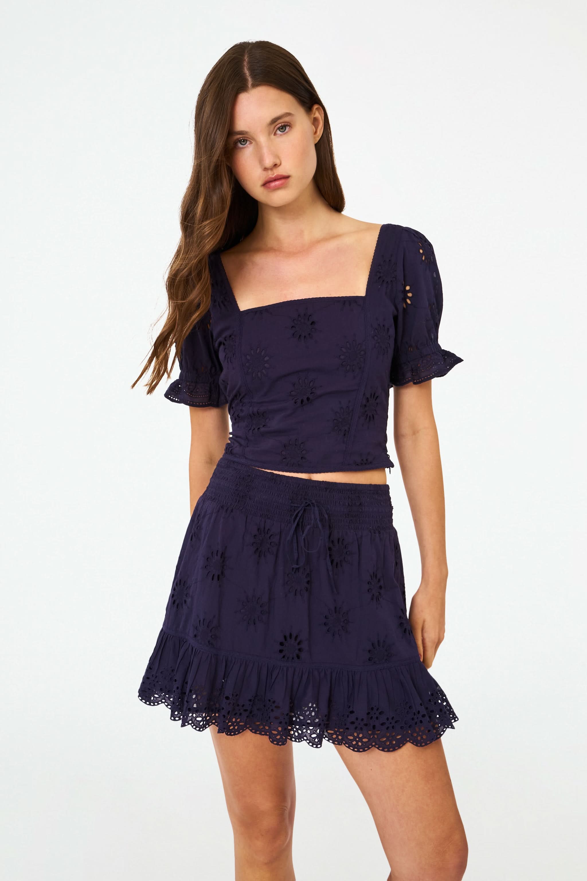 Eyelet Peyton Skirt - Image 5