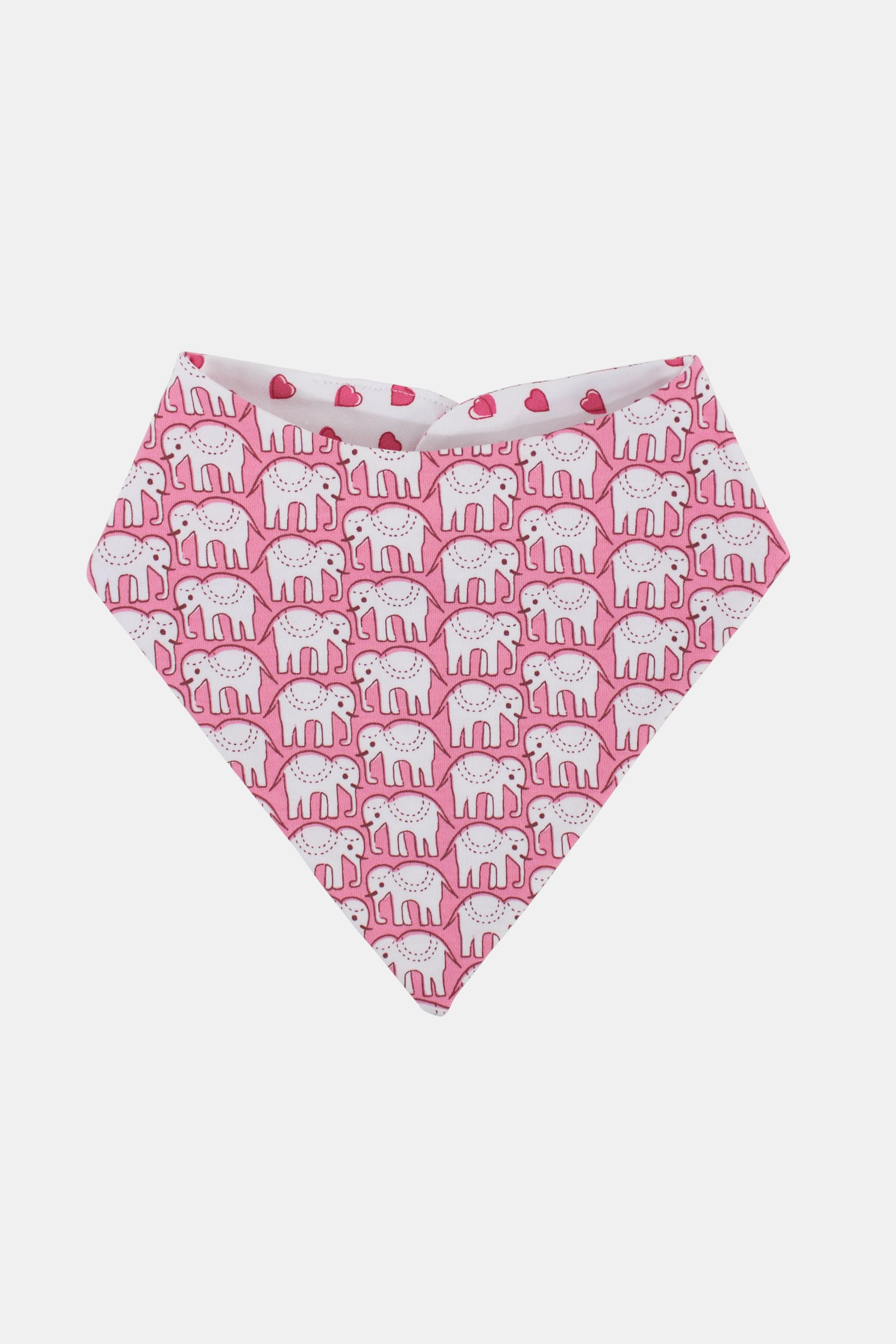 Infant Hearts & Hathi Bandana Bib Set - Image 4