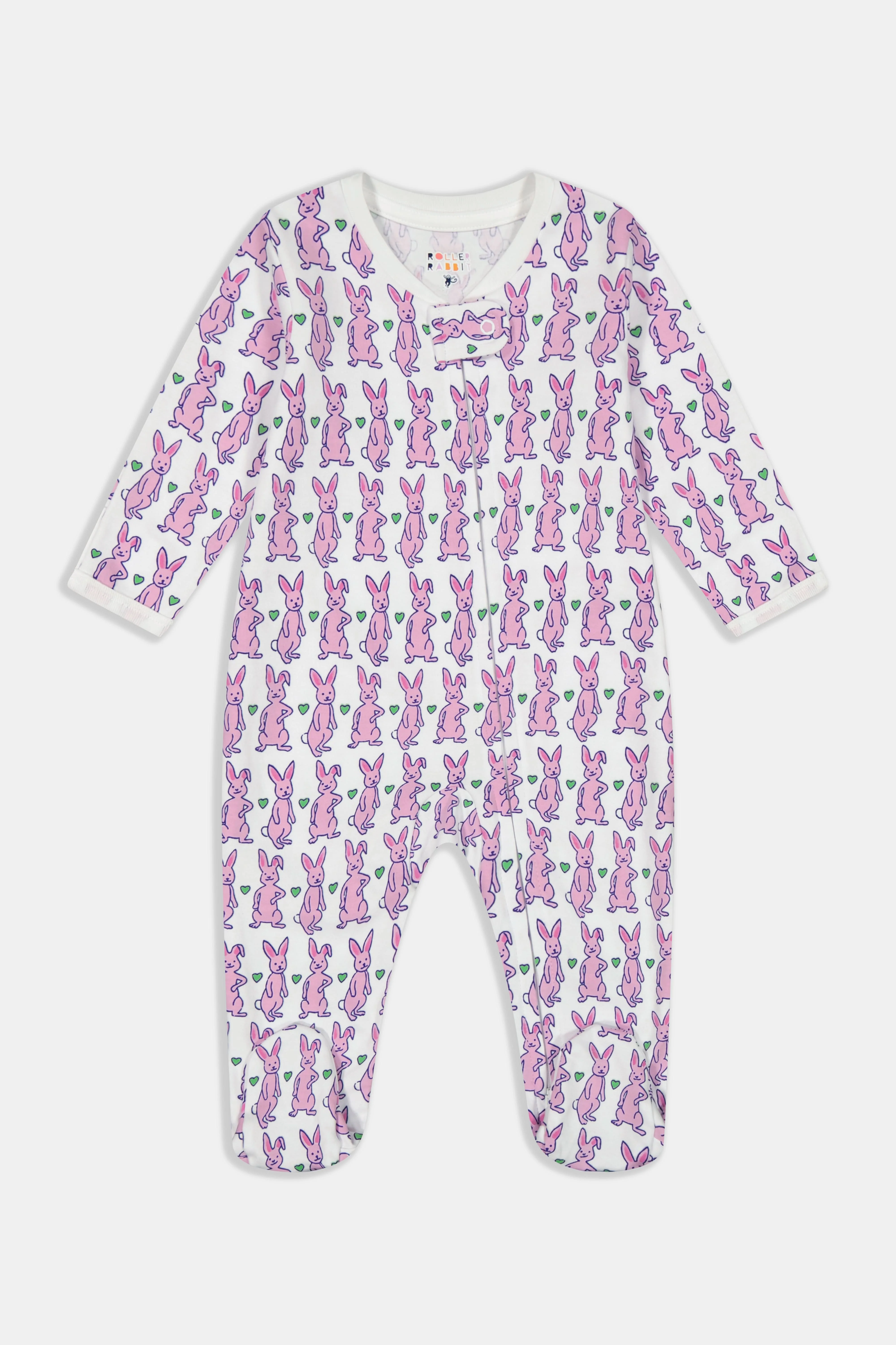 Infant Hoppy Zipper Footie