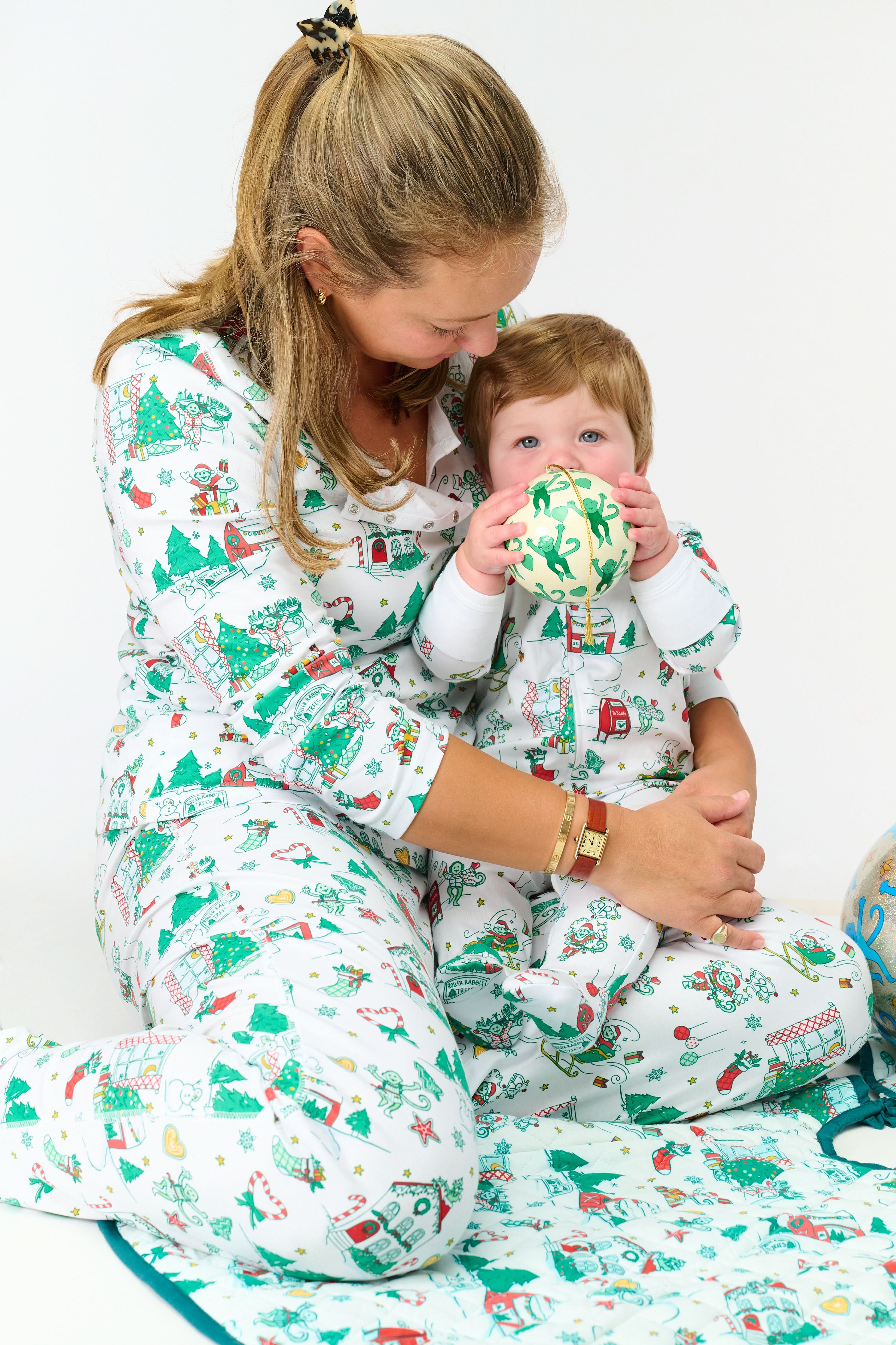 Infant Snow Village Zipper Footie - Image 3