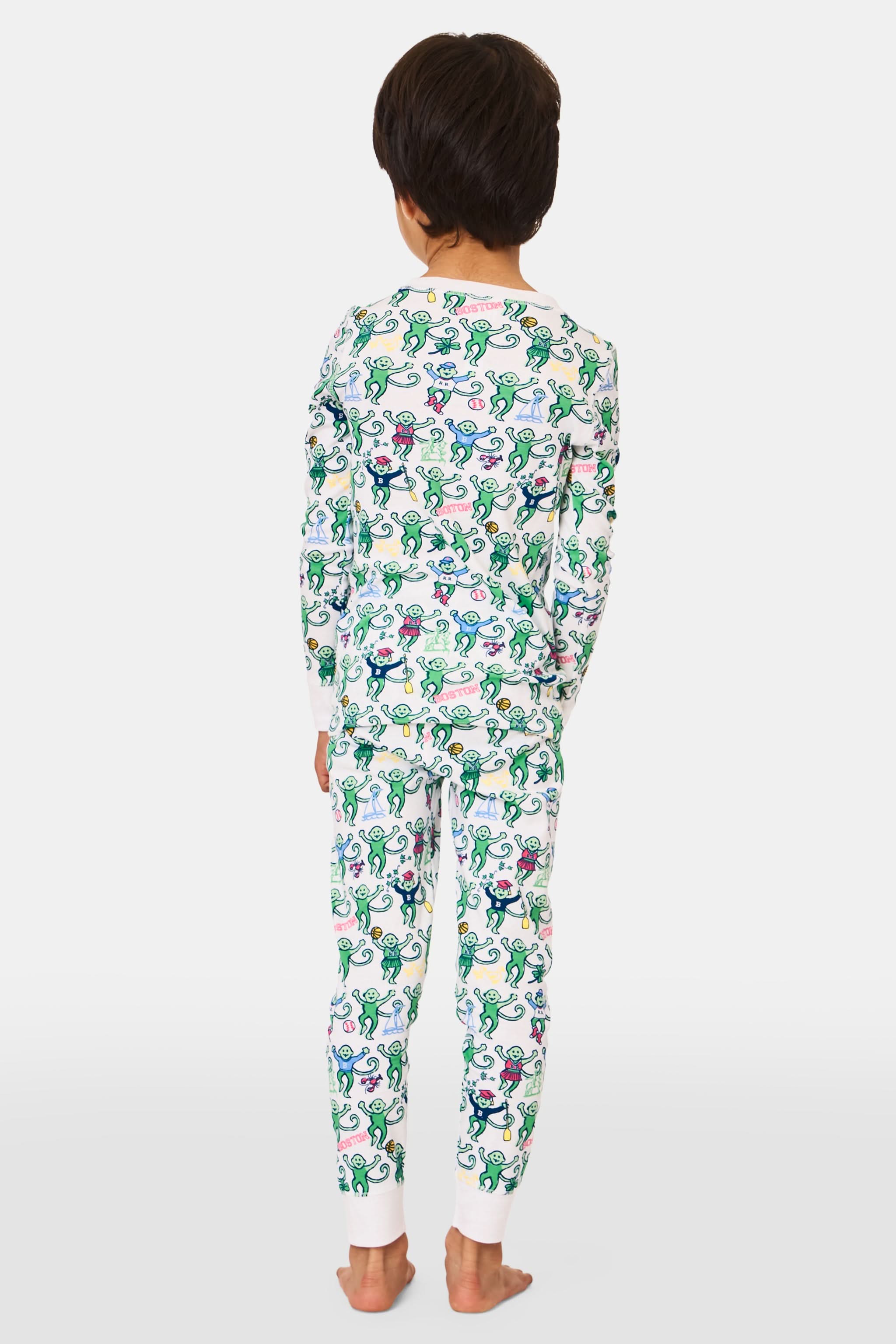 Kids Boston Monkey Pajamas - Image 2