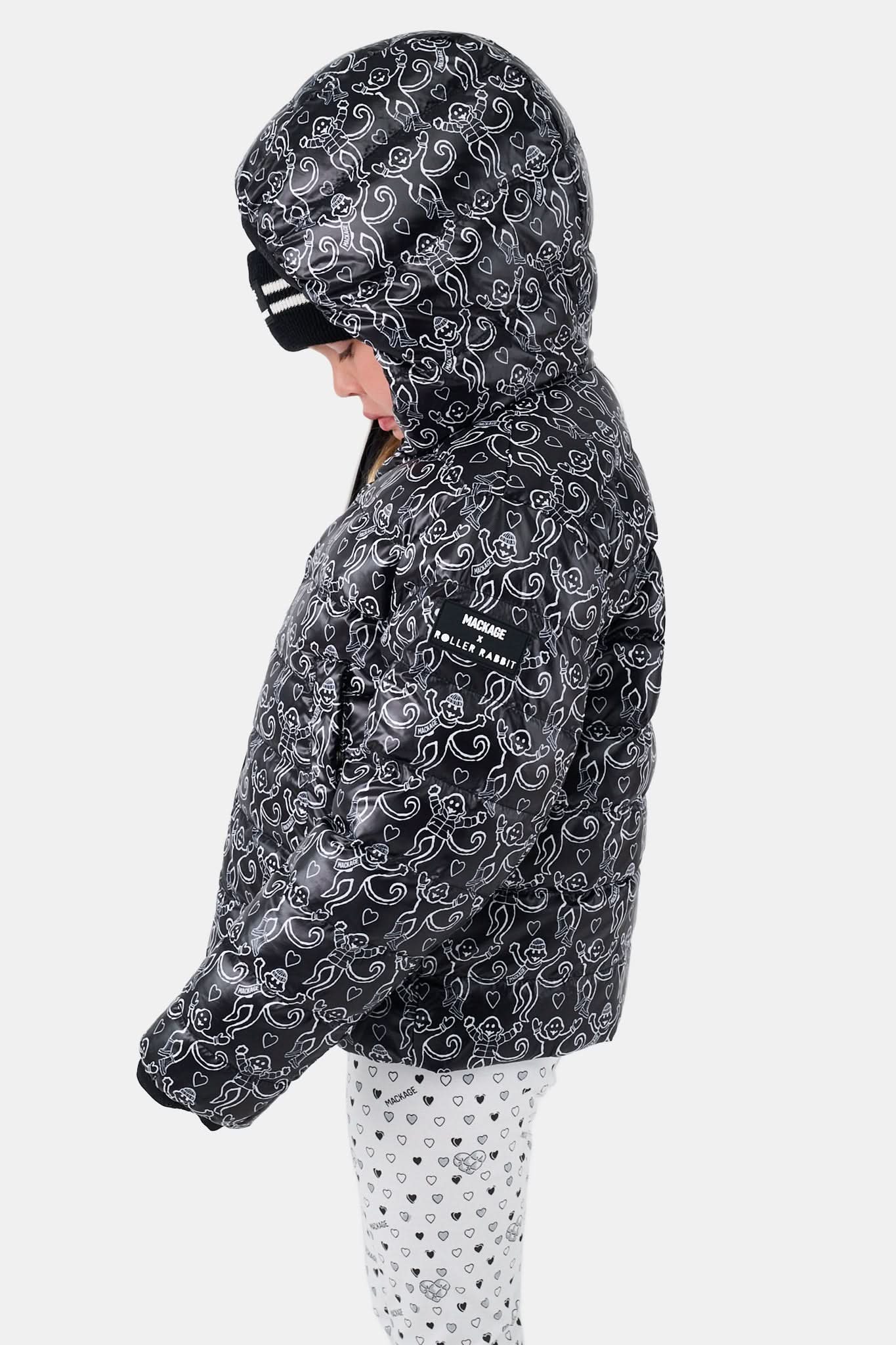 Kids Mackage Monkey Reversible Puffer - Image 6