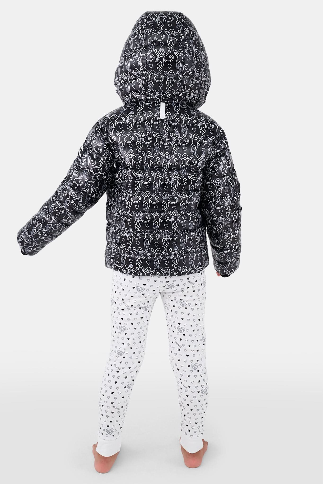 Kids Mackage Monkey Reversible Puffer - Image 7