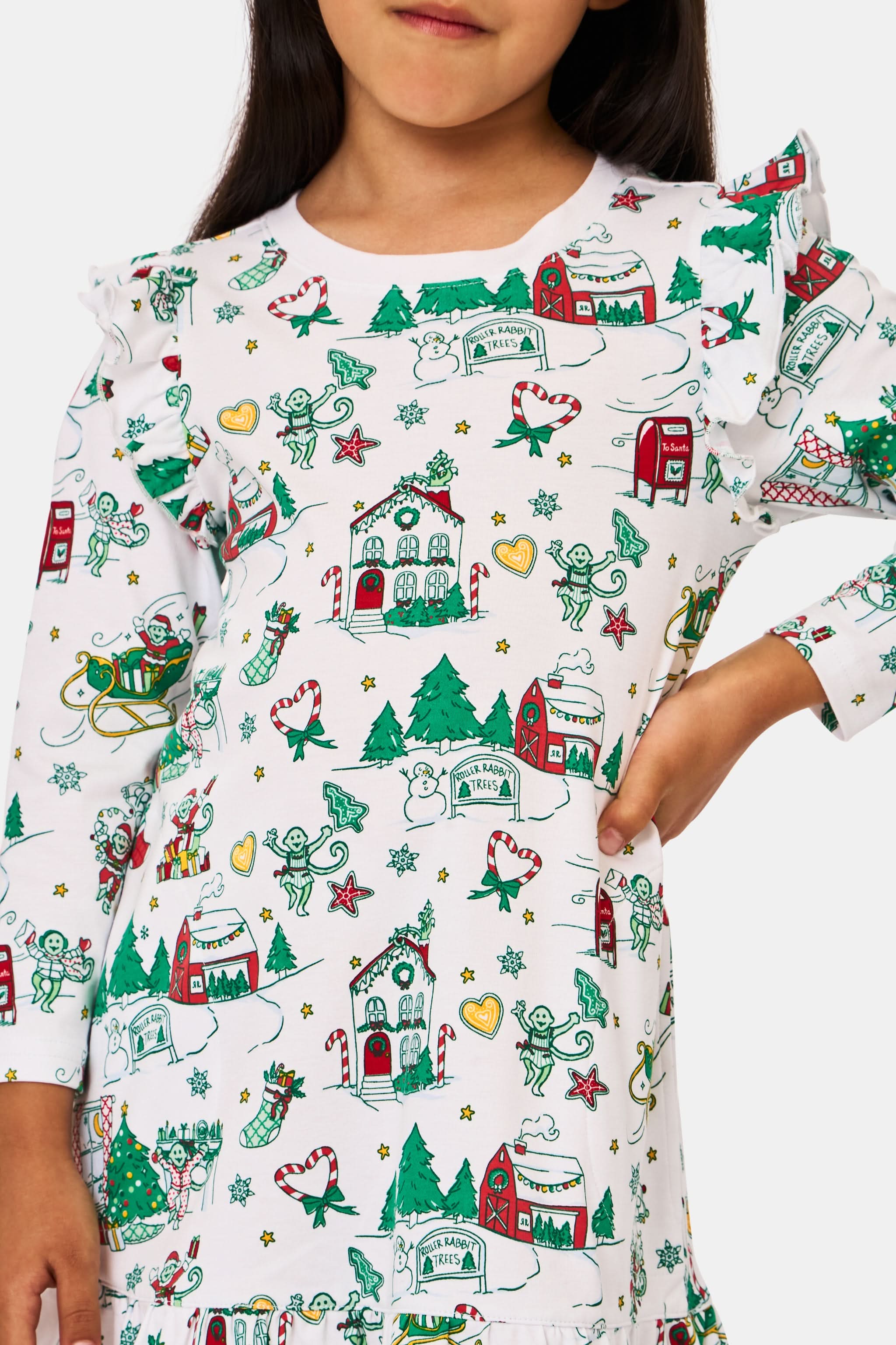 Kids Snow Village Isa Dress - Image 5