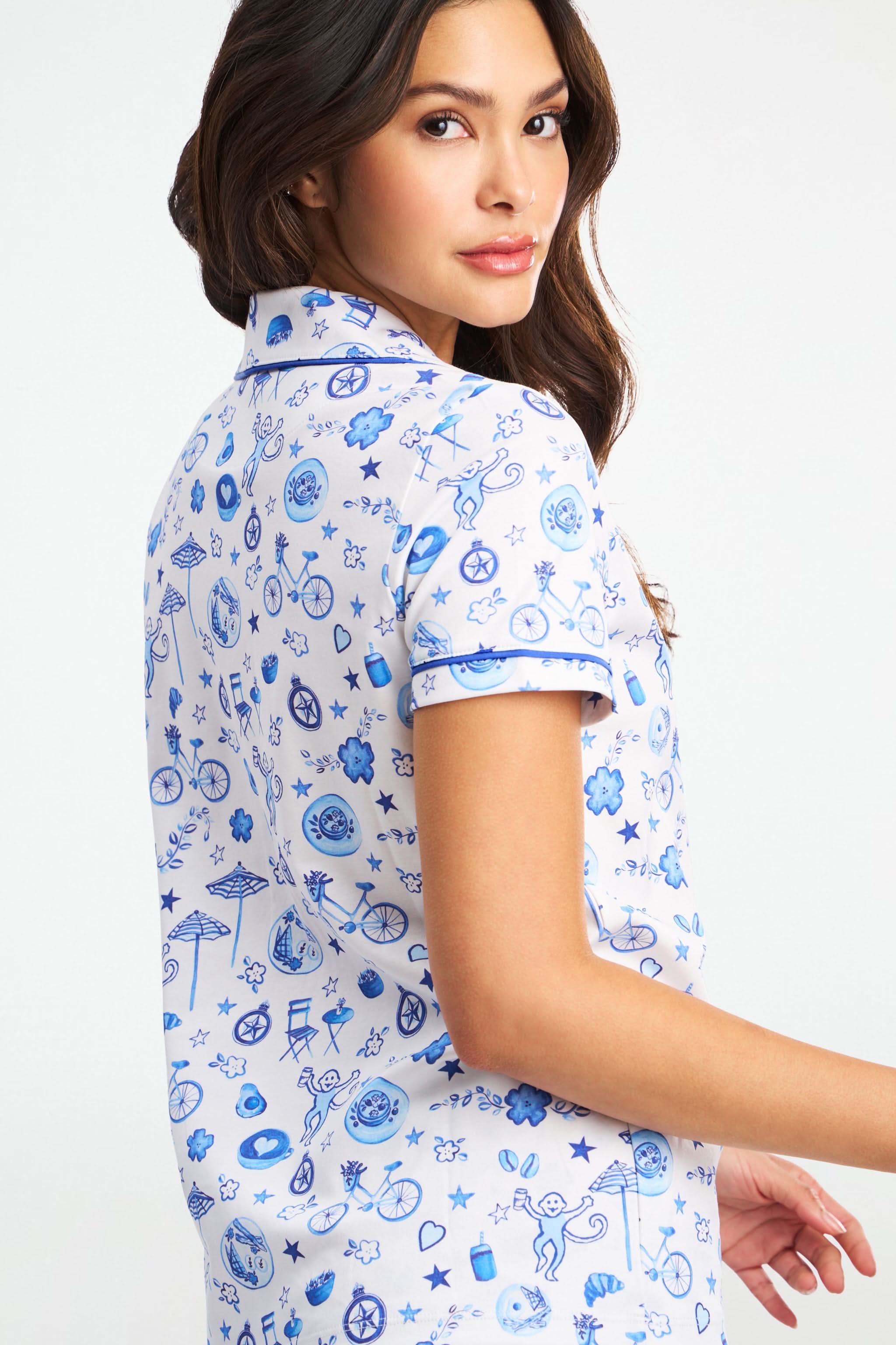 Latte Lane Polo Pajamas - Image 3