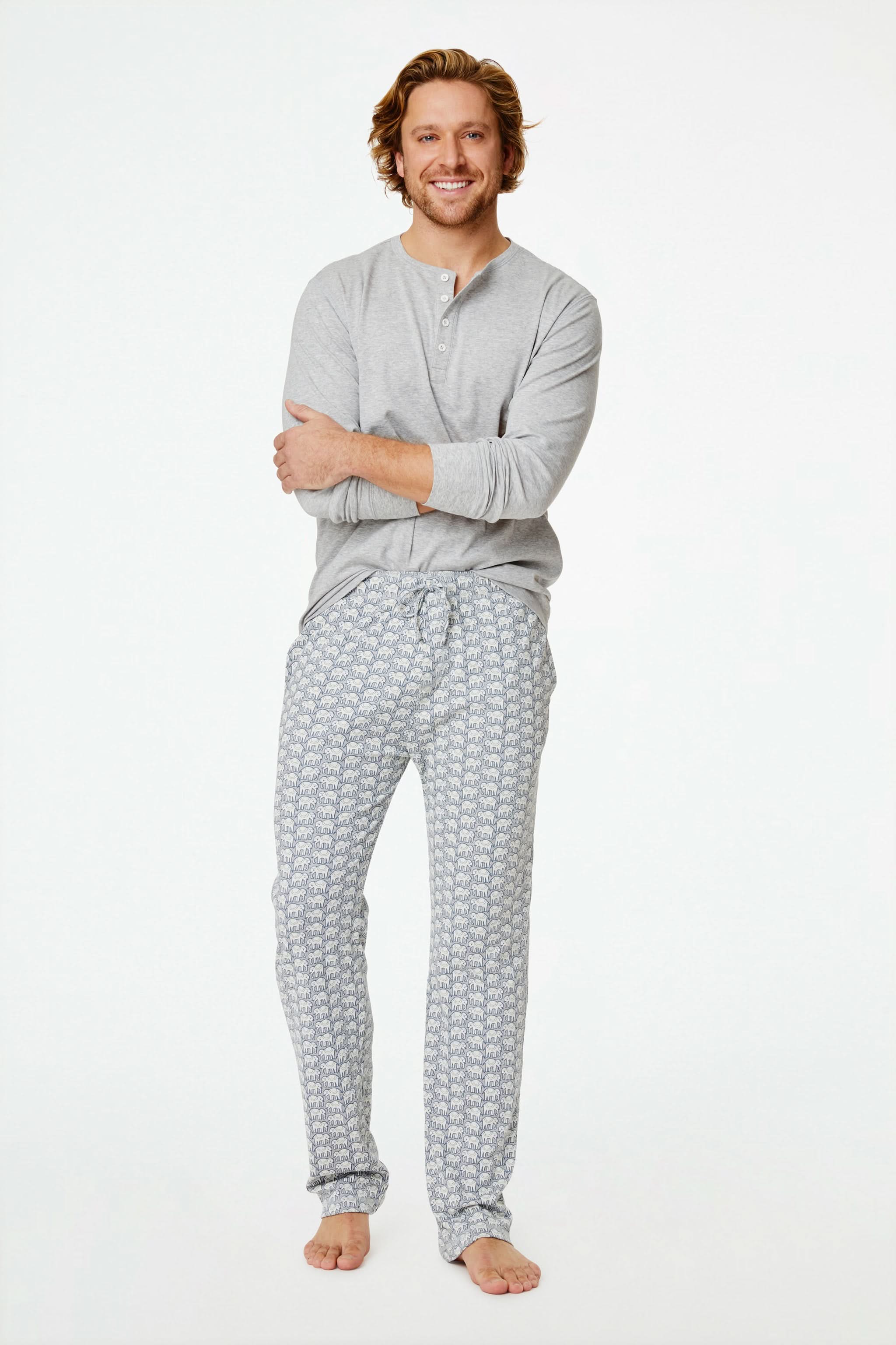 Mens Hathi Spencer Pajamas - Image 6