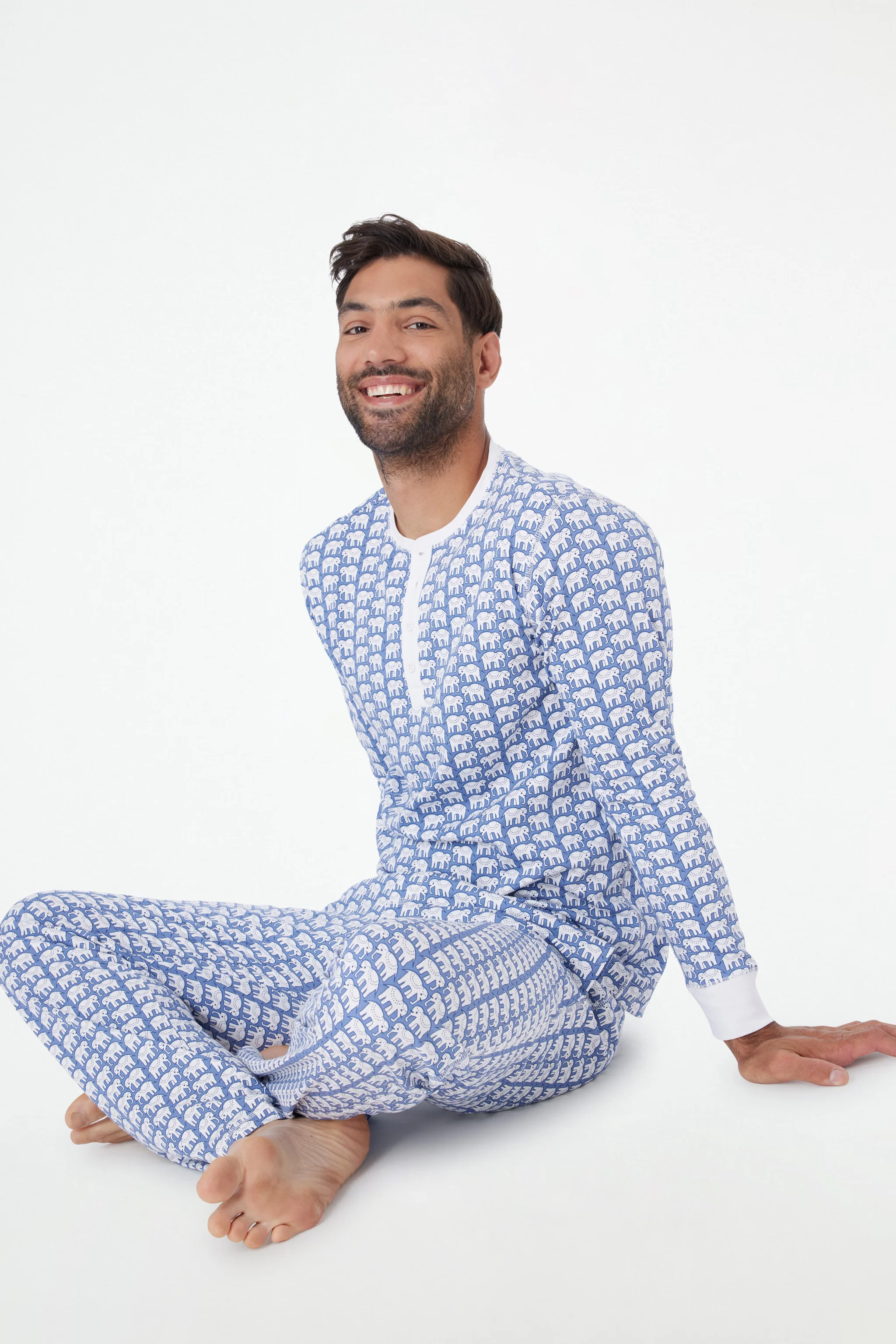 Mens Hathi Spencer Pajamas - Image 6