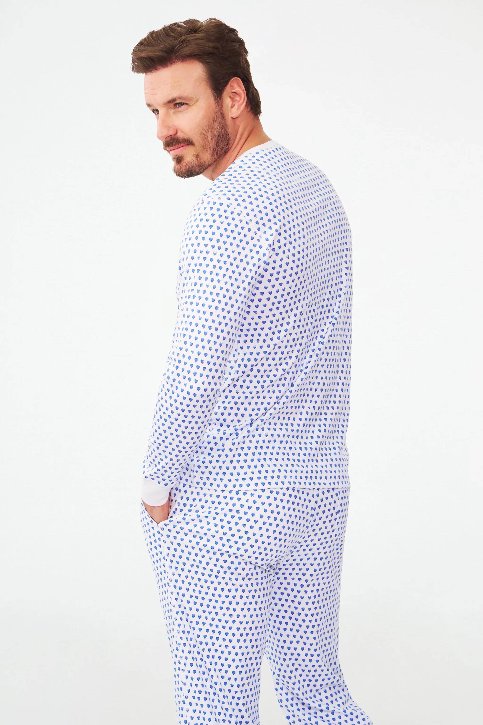 Mens Hearts Spencer Pajamas - Image 11