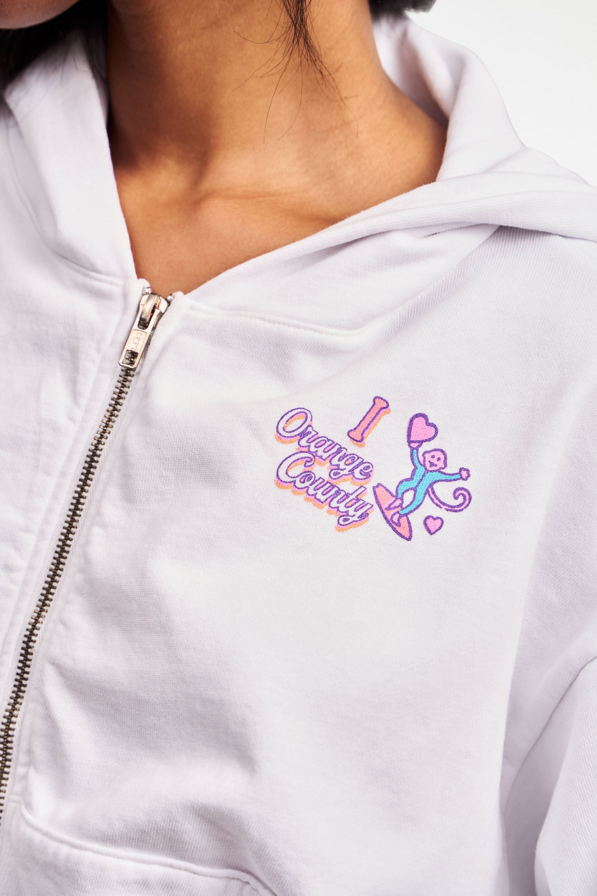 O.C. Monkey Cropped Zip Up - Image 2