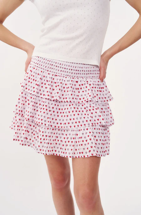 Campus Pop Hearts Siggy Skirt