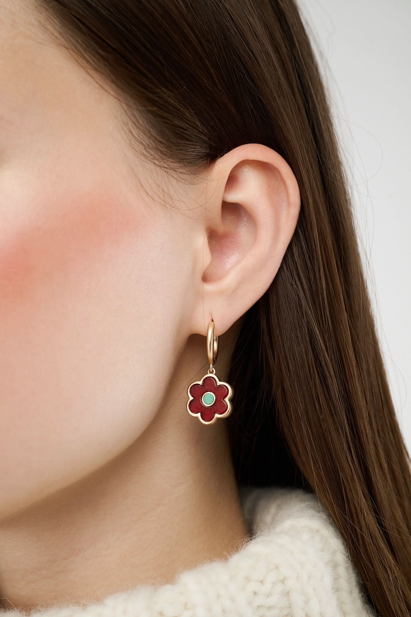 Raya Floral Earring - Image 2
