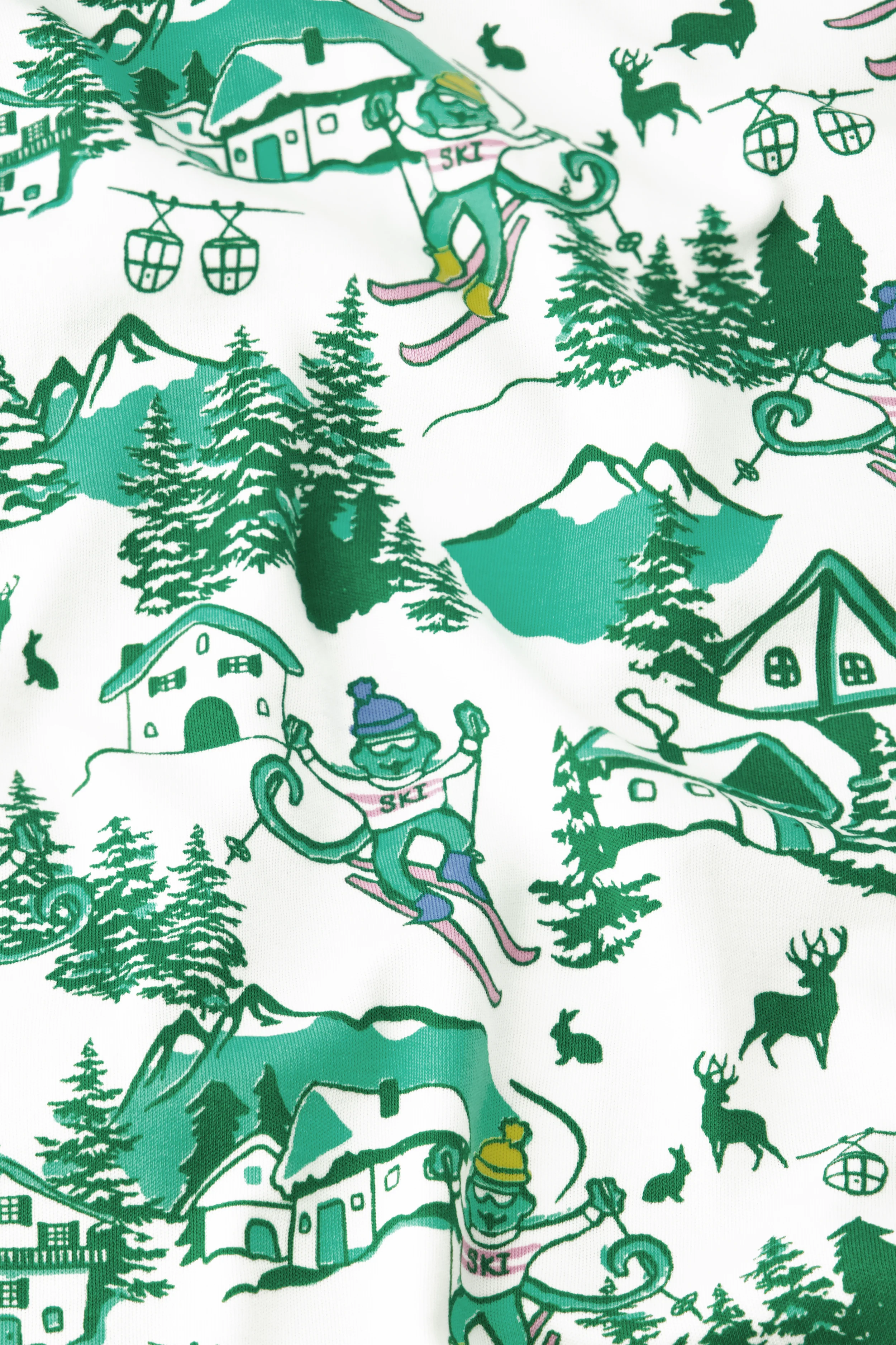 Ski Toile Polo Pajamas - Image 7