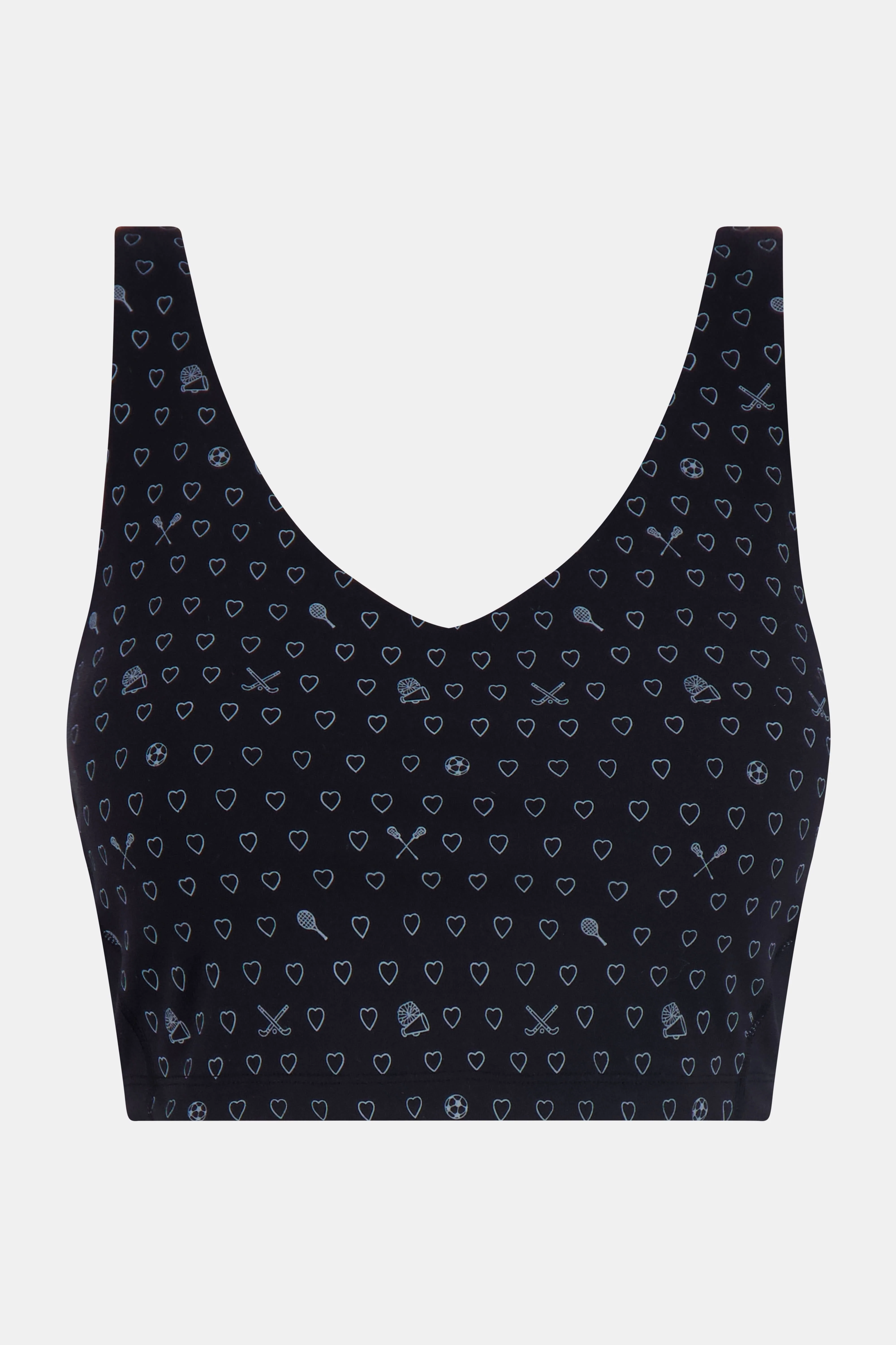 Sporty Hearts Caty Cropped Tank - Image 2