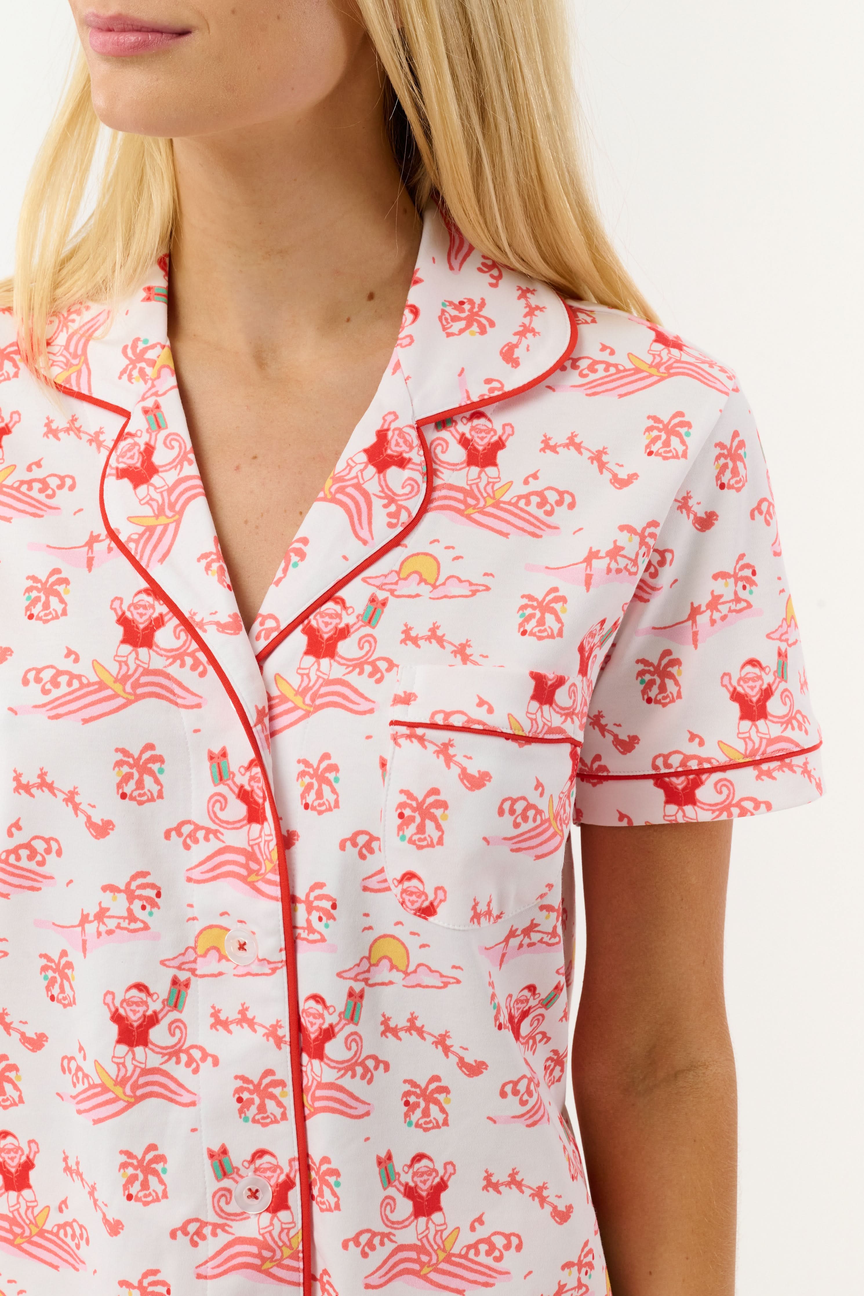 Surfing Santa Fiora Pajamas - Image 2